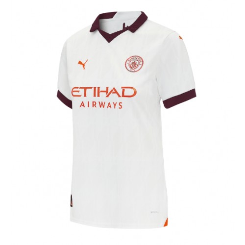 Maillot de foot Manchester City John Stones #5 Extérieur Femmes 2023-24 Manches Courte